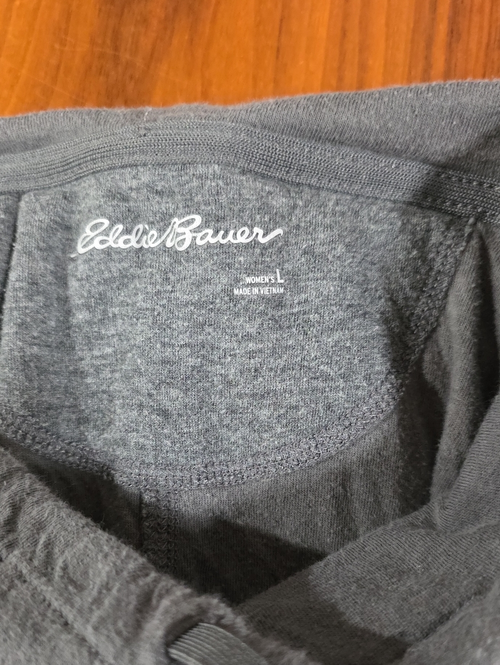 Eddie Bauer Women's Charcoal Crewneck Sweatshirt